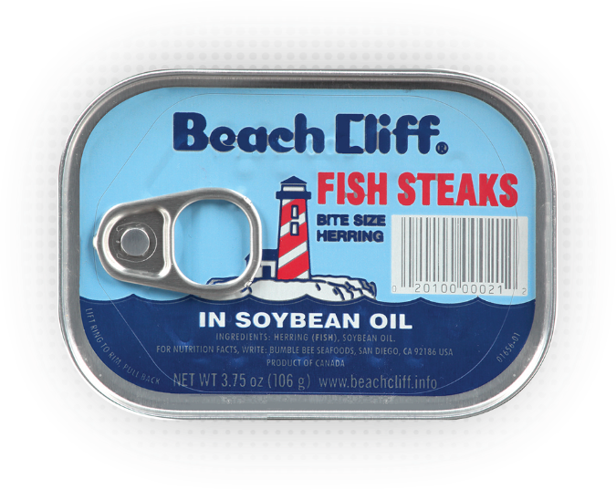 Beach Cliff® Fish Steaks in Soybean Oil