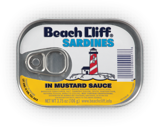 Beach Cliff® Sardines In Mustard Sauce