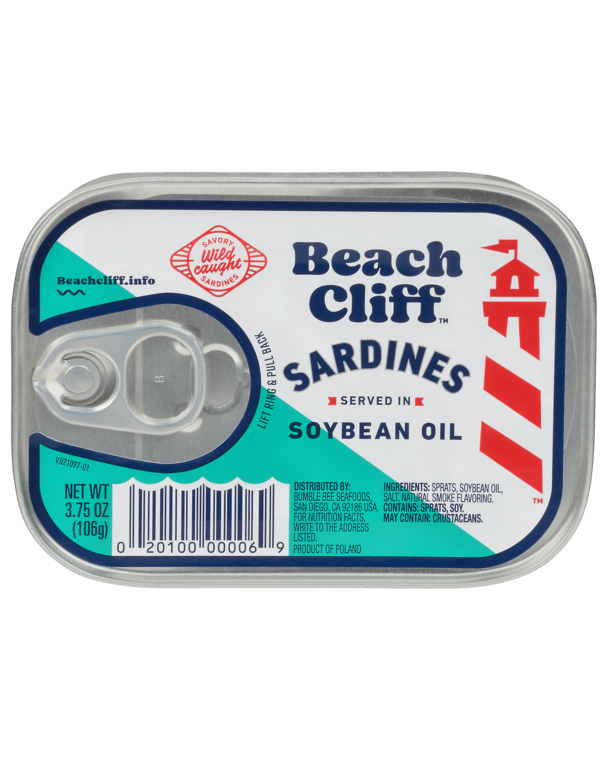 Beach Cliff® Sardines in Soybean Oil with Hot Green Chilies