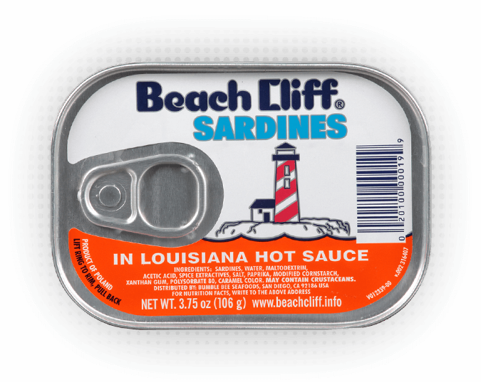 Beach Cliff® Sardines In Louisiana Hot Sauce