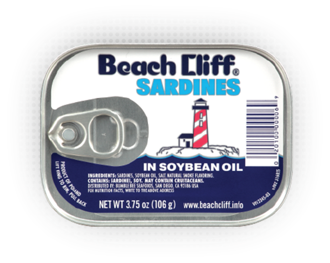 Beach Cliff® Sardines in Soybean Oil