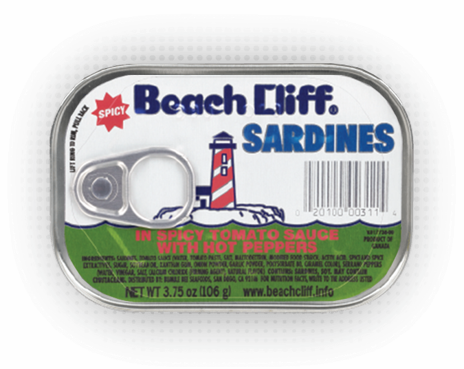 Beach Cliff® Sardines in Spicy Tomato Sauce with Hot  Pepper